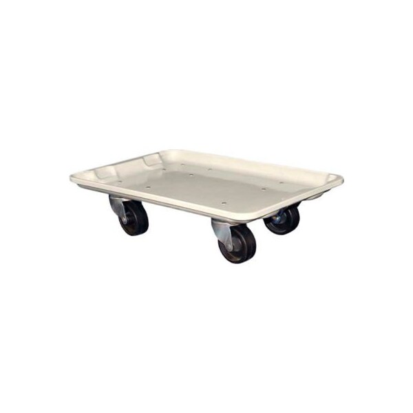 Mfg Tray Molded Fiberglass Toteline Dolly 780438 for 20-1/2" x 12-7/8" x 8" Tote, White 7804385269 - main